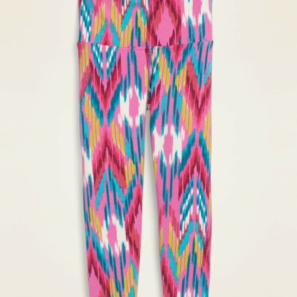 high waisted printed balance crop leggings